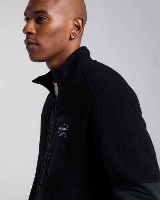 Siyah Authentic Arisu Erkek Siyah Regular Sherpa Mont - KAPPA® Türkiye