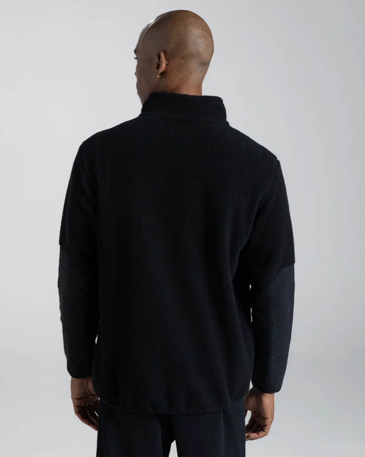 Siyah Authentic Arisu Erkek Siyah Regular Sherpa Mont