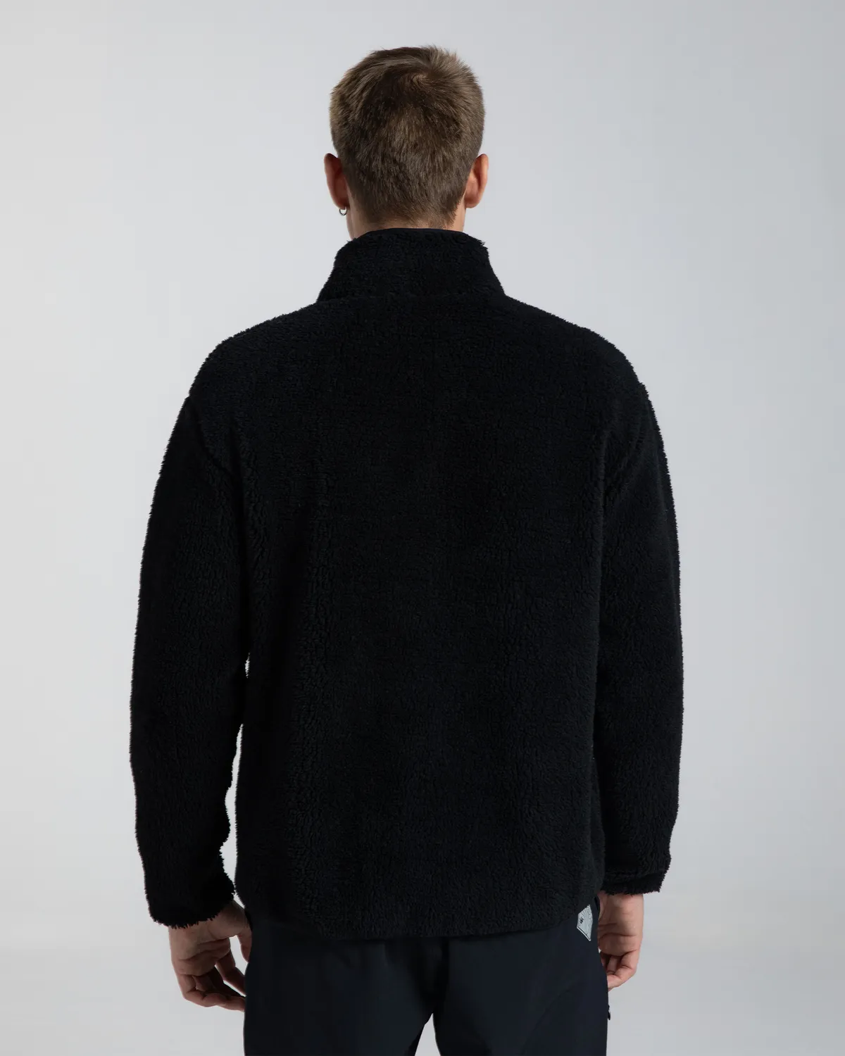 Siyah Authentic Riho Erkek Siyah Regular Sherpa Mont