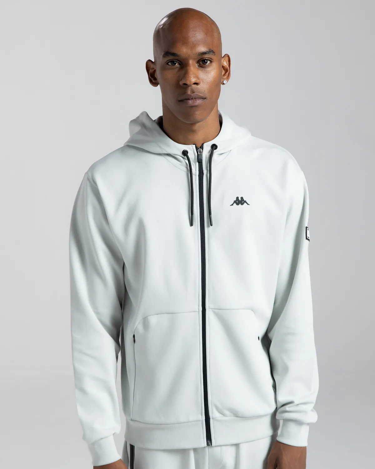 Gri Authentic Aika Erkek Gri Comfort Fit Fermuarlı Eşofman Üstü