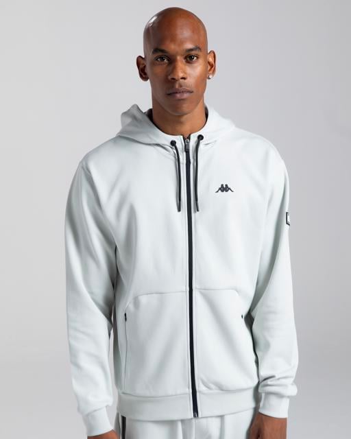 Gri Authentic Aika Erkek Gri Comfort Fermuarlı Eşofman Üstü - KAPPA® Türkiye