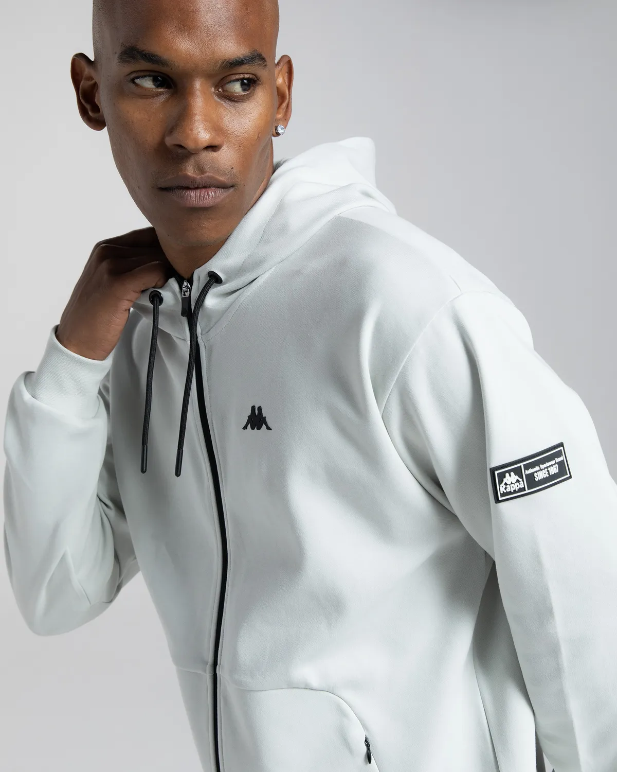 Gri Authentic Aika Erkek Gri Comfort Fit Fermuarlı Eşofman Üstü