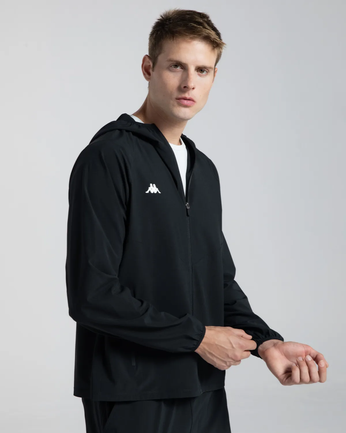 Siyah Logo Mount Erkek Siyah Comfort Fermuarlı Eşofman Üstü
