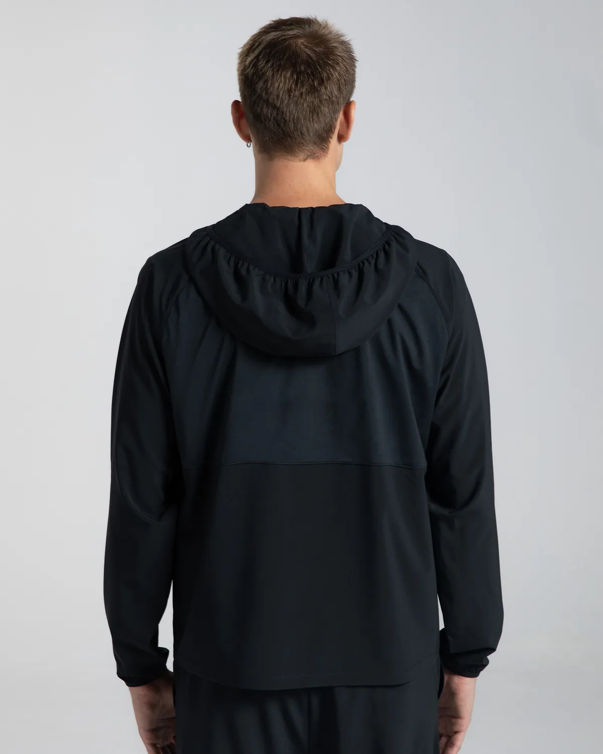 Siyah Logo Mount Erkek Siyah Comfort Fermuarlı Eşofman Üstü