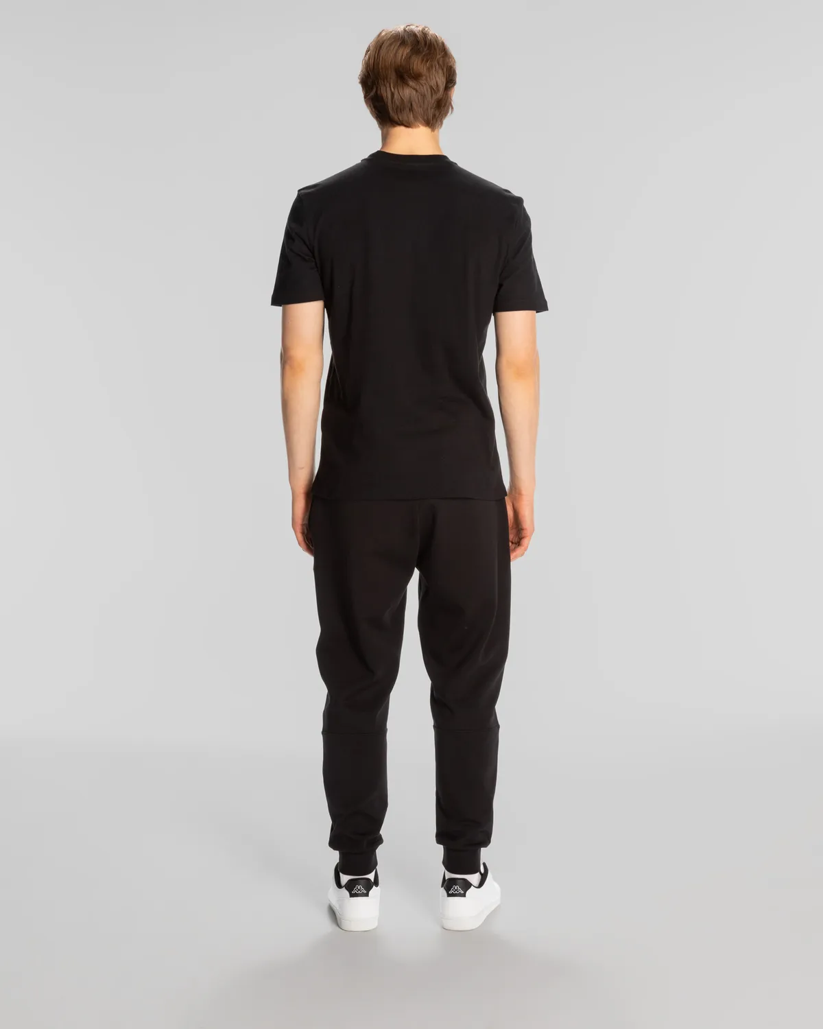 Siyah Logo Cafuz Erkek Siyah Regular Fit Tişört