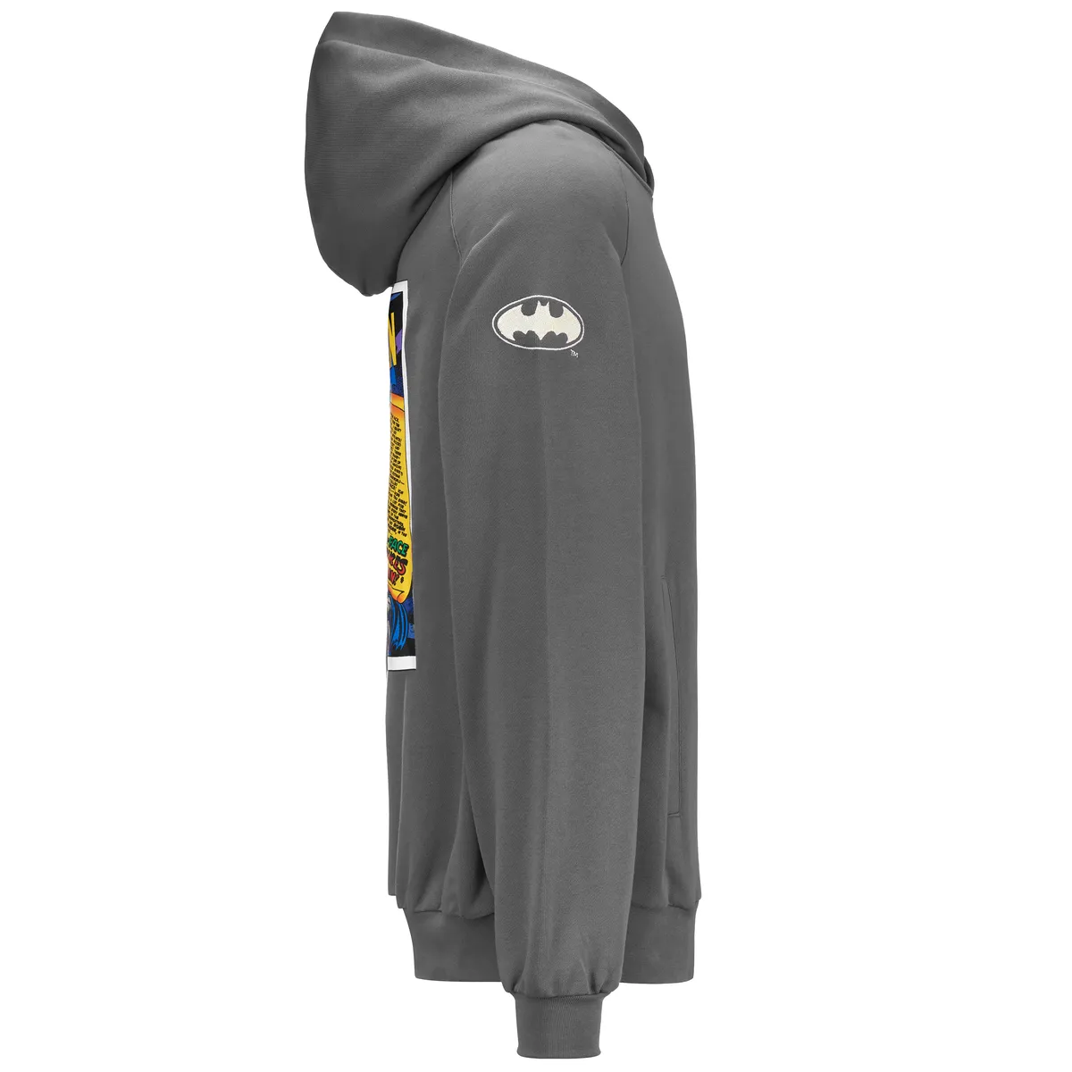 Gri Authentic Zeus Warner Bros - Batman Erkek Gri Oversize Fit Sweatshirt