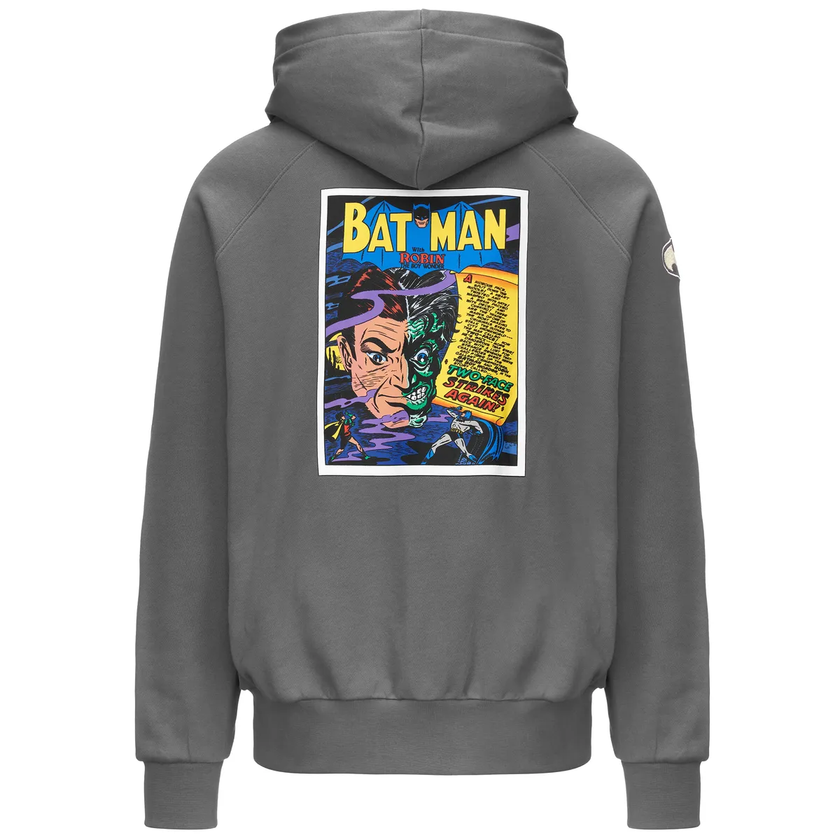 Gri Authentic Zeus Warner Bros - Batman Erkek Gri Oversize Fit Sweatshirt