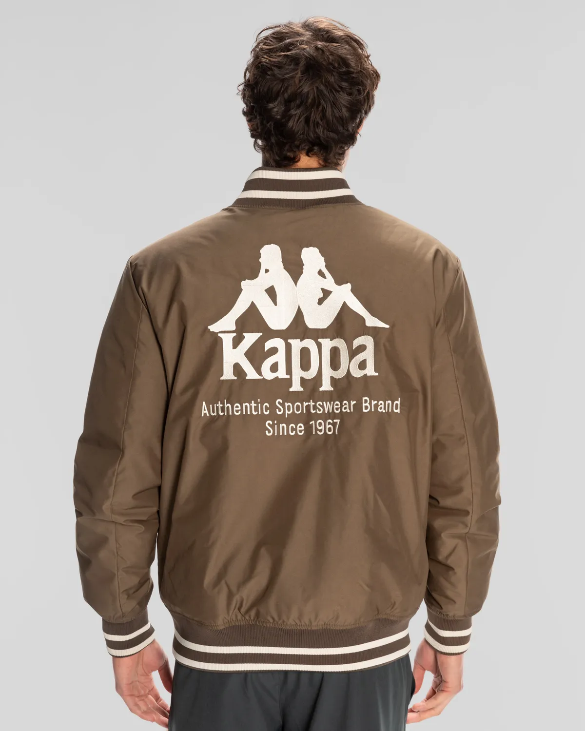 Yeşil Authentic Gomin Erkek Haki Comfort Fit Bomber Ceket