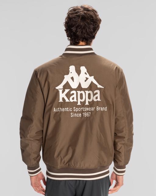 Yeşil Authentic Gomin Erkek Haki Comfort Fit Bomber Ceket - KAPPA® Türkiye