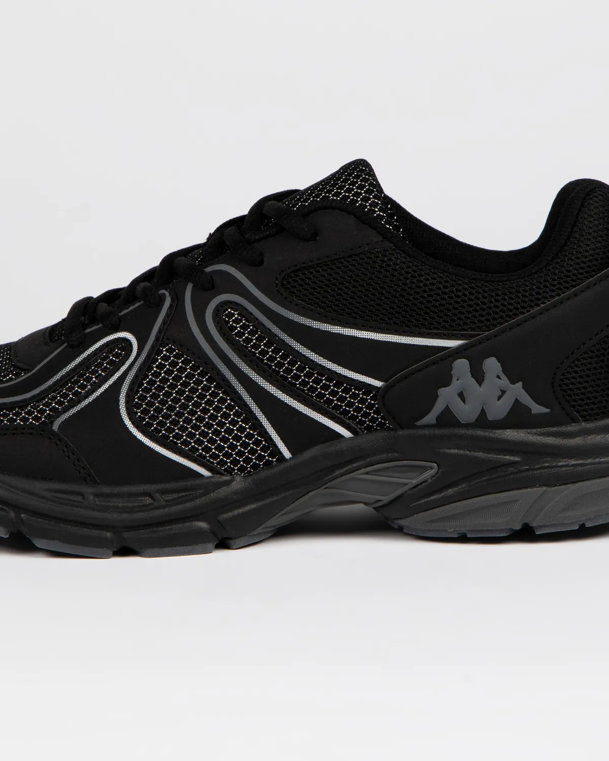 Siyah Kombat Tyron Unisex Siyah Spor Ayakkabı