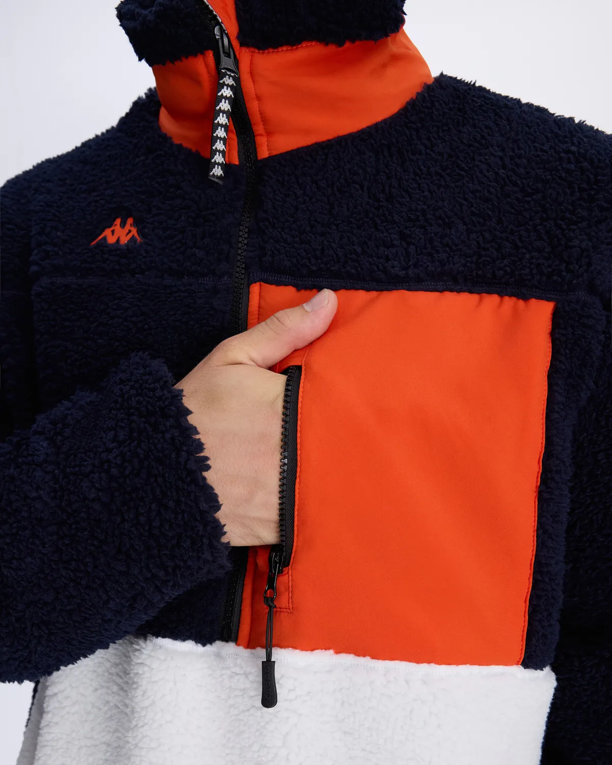 Mavi Hanoran Erkek Lacivert-Ekru-Turuncu Regular Fit Sherpa