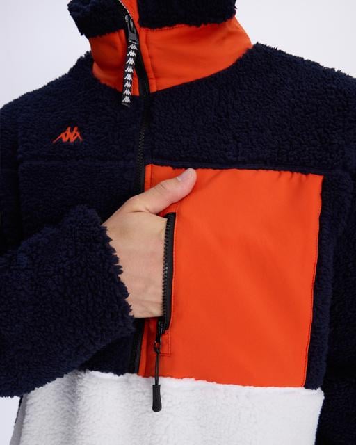 Mavi Hanoran Erkek Lacivert-Ekru-Turuncu Regular Fit Sherpa - KAPPA® Türkiye