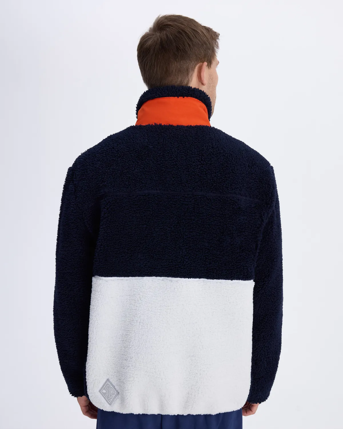 Mavi Hanoran Erkek Lacivert-Ekru-Turuncu Regular Fit Sherpa