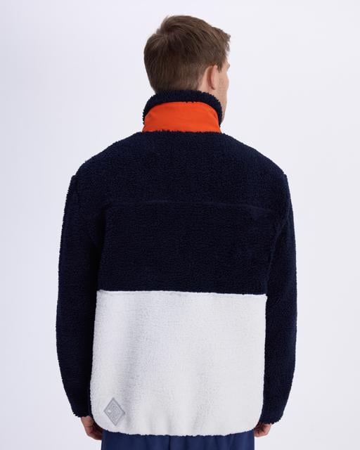 Mavi Hanoran Erkek Lacivert-Ekru-Turuncu Regular Fit Sherpa - KAPPA® Türkiye