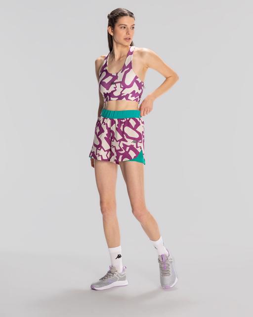 Gri Susana Bra Kadın Lila-Gri-Yeşil Skin Sporcu Sütyeni - KAPPA® Türkiye