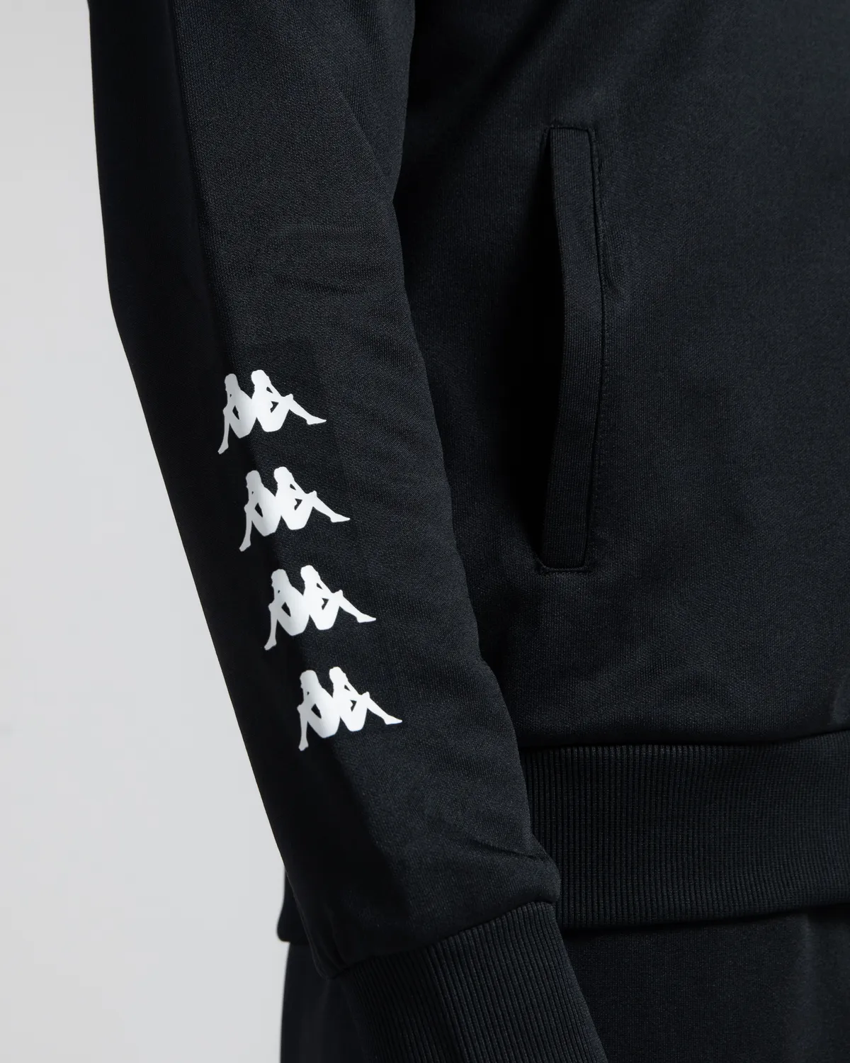 Siyah Authentic Joe Erkek Siyah Regular Fermuarlı Eşofman Üstü