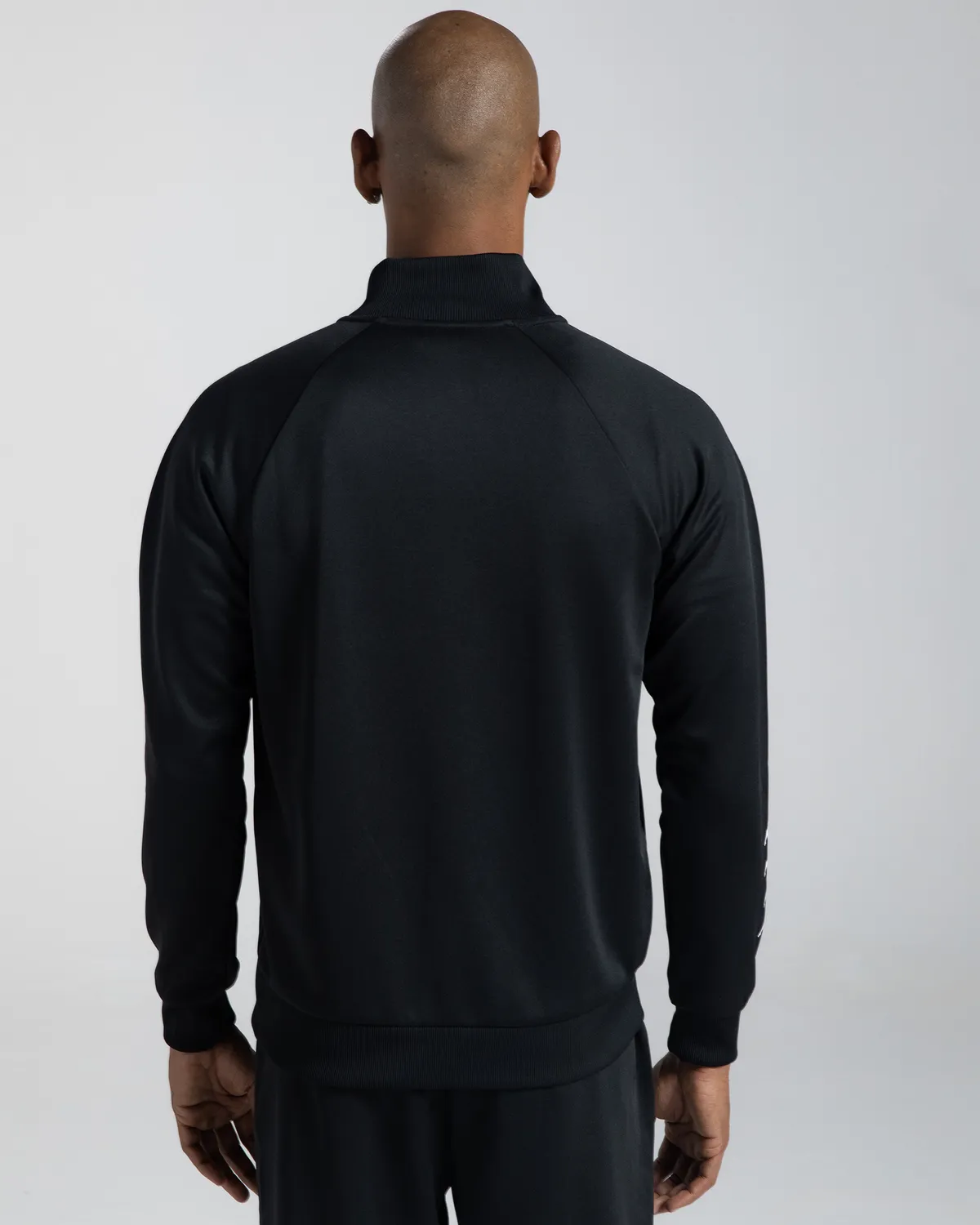 Siyah Authentic Joe Erkek Siyah Regular Fermuarlı Eşofman Üstü