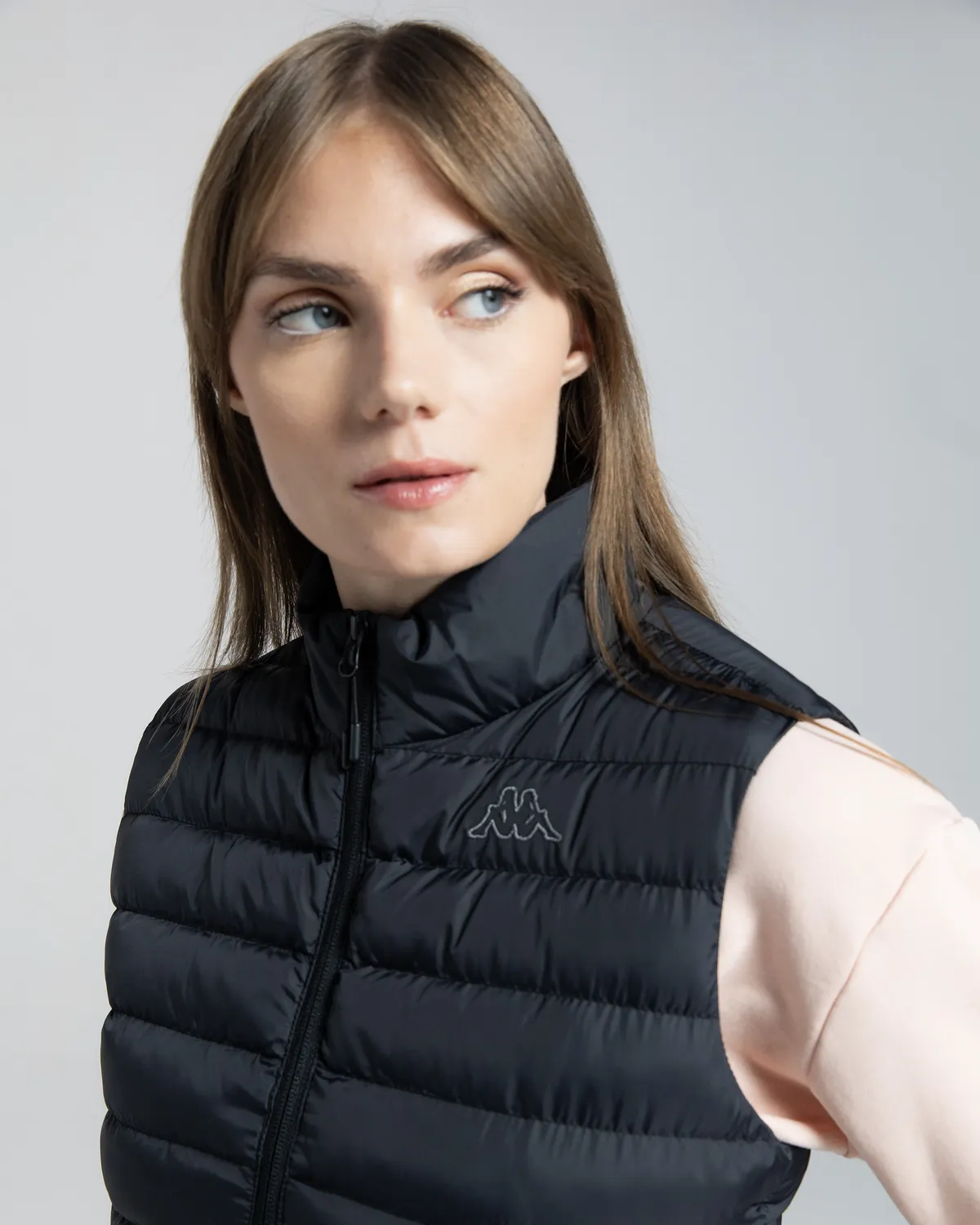 Siyah Logo Tona Kadın Siyah Regular Fit Yelek