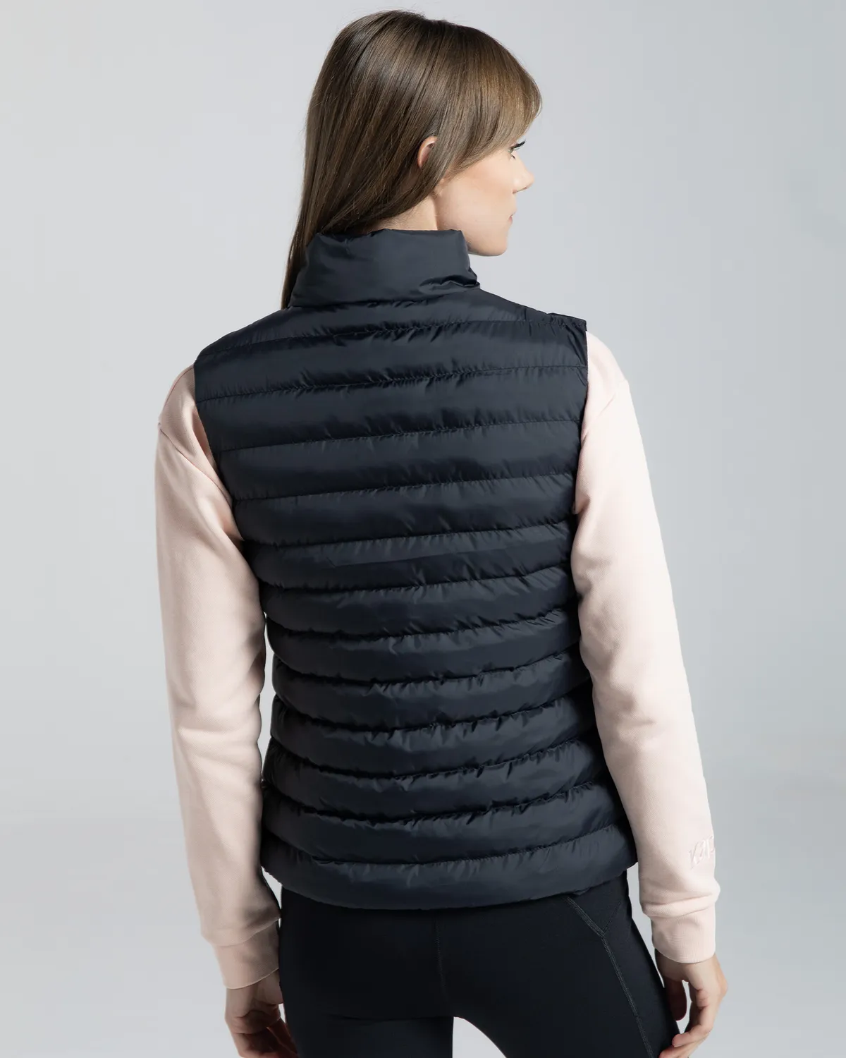 Siyah Logo Tona Kadın Siyah Regular Fit Yelek