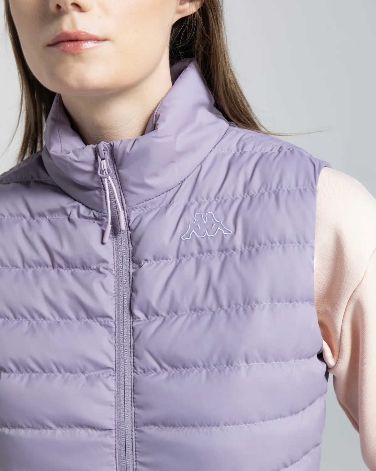 Mor Logo Tona Kadın Lila Regular Fit Yelek