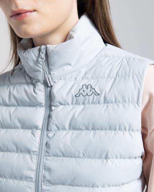 Gri Logo Tona Kadın Gri Regular Fit Yelek - KAPPA® Türkiye