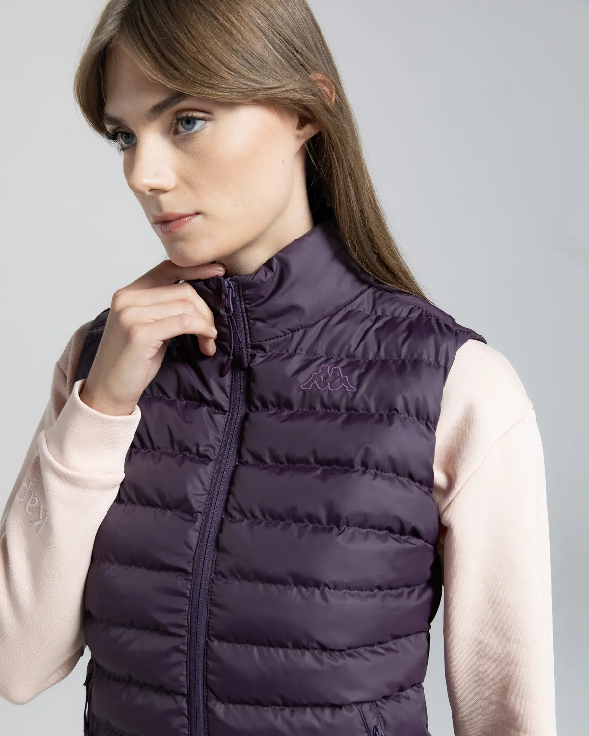 Mor Logo Tona Kadın Mor Regular Fit Yelek