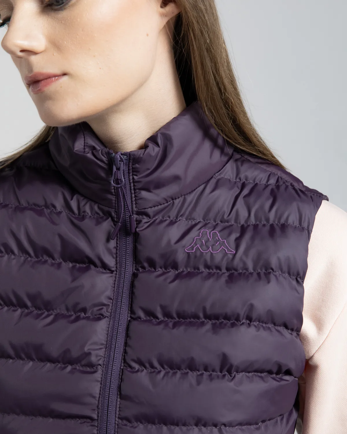 Mor Logo Tona Kadın Mor Regular Fit Yelek