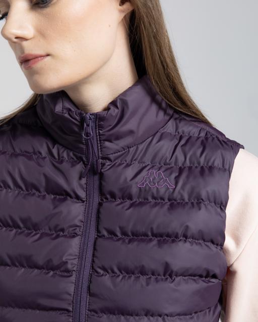 Mor Logo Tona Kadın Mor Regular Fit Yelek - KAPPA® Türkiye