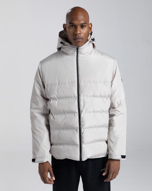 Gri Authentic Rio Erkek Gri Regular Fit Şişme Mont - KAPPA® Türkiye