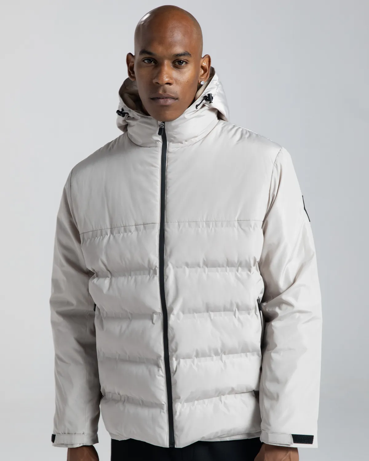 Gri Authentic Rio Erkek Gri Regular Fit Şişme Mont