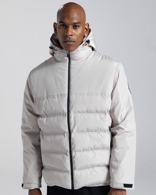 Gri Authentic Rio Erkek Gri Regular Fit Şişme Mont - KAPPA® Türkiye