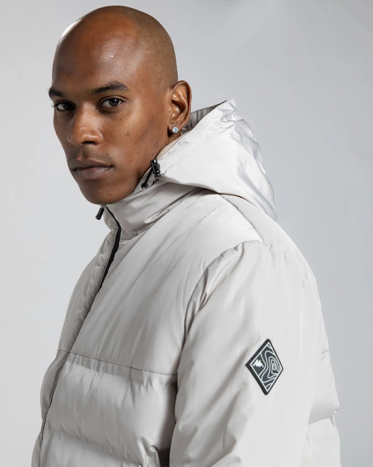 Gri Authentic Rio Erkek Gri Regular Fit Şişme Mont