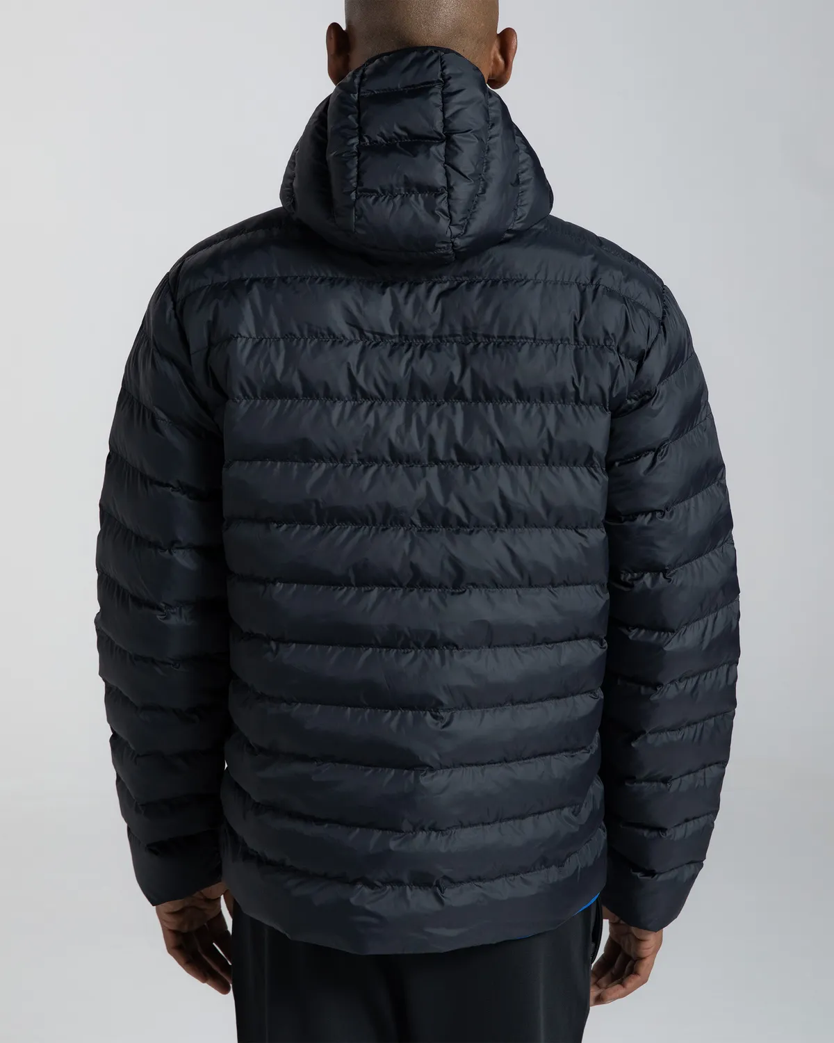 Siyah Logo Rina Erkek Siyah Regular Fit Şişme Mont