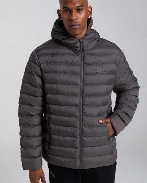 Kahverengi Logo Rina Erkek Kahverengi Regular Fit Şişme Mont - KAPPA® Türkiye