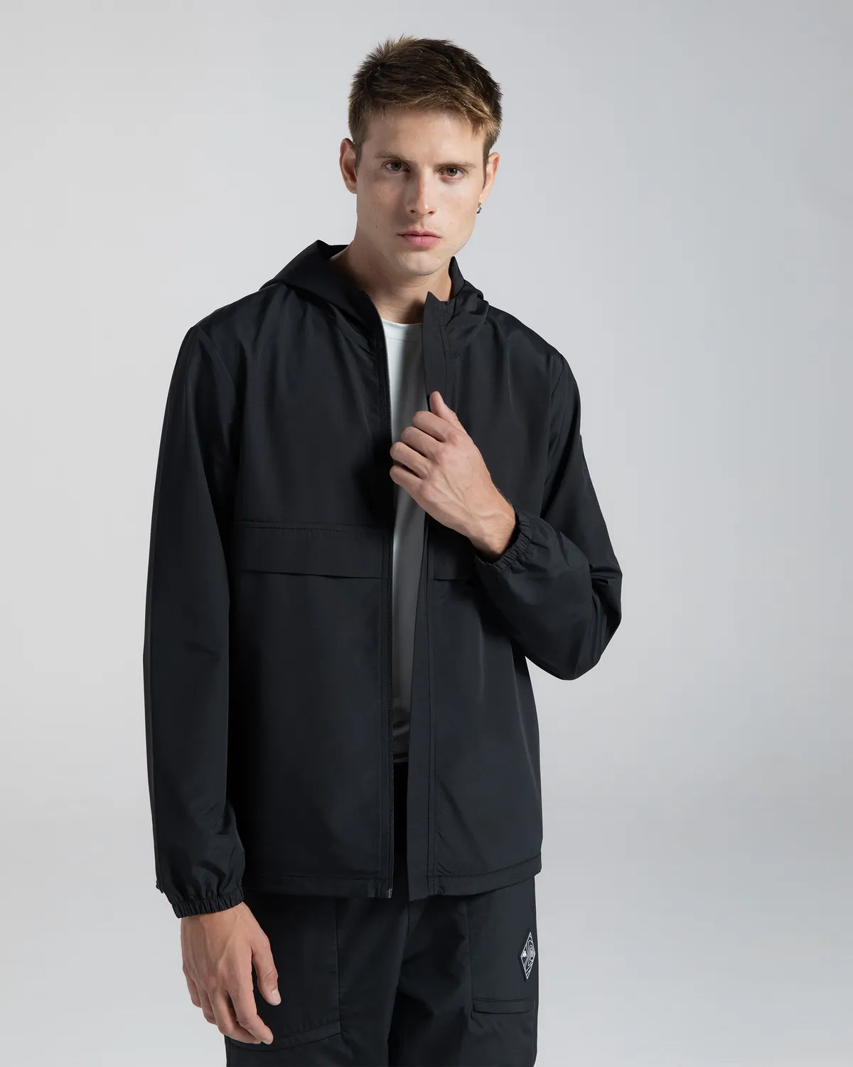 Siyah Authentic Airi Erkek Siyah Regular Fit Yağmurluk