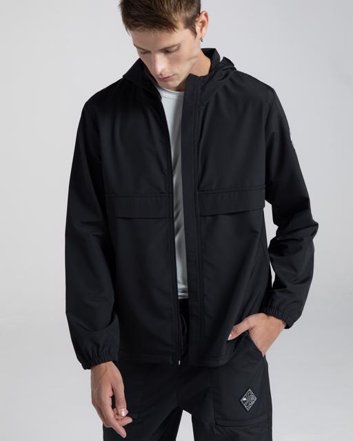 Siyah Authentic Airi Erkek Siyah Regular Fit Yağmurluk - KAPPA® Türkiye