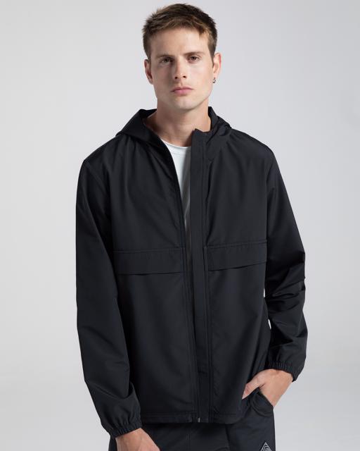 Siyah Authentic Airi Erkek Siyah Regular Fit Yağmurluk - KAPPA® Türkiye