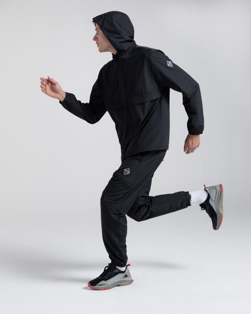 Siyah Authentic Airi Erkek Siyah Regular Fit Yağmurluk - KAPPA® Türkiye