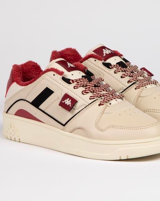 Beyaz Authentic Keke 1 Unisex Beyaz-Kırmızı Sneaker - KAPPA® Türkiye