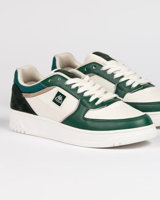Beyaz Authentic Barney 1 Tur Unisex Beyaz - Yeşil Sneaker - KAPPA® Türkiye