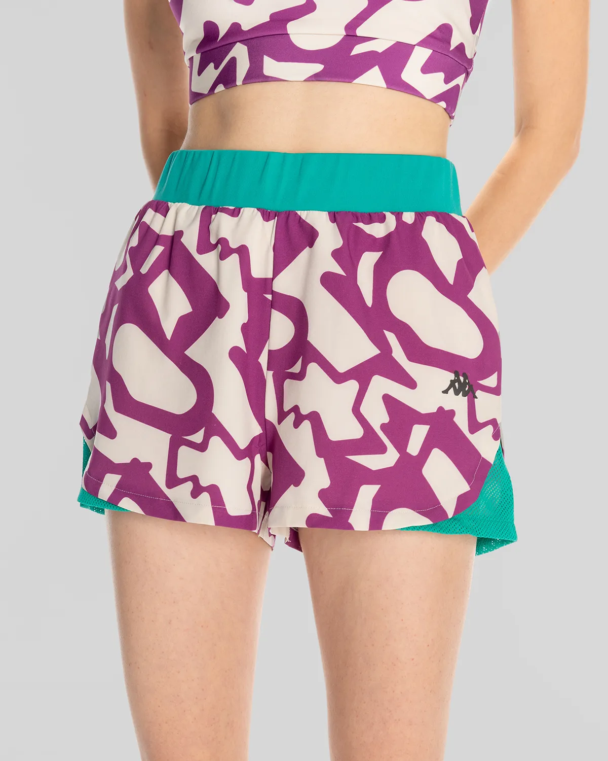 Gri Susana Short Kadın Lila-Gri-Yeşil Regular Fit Performance Şort