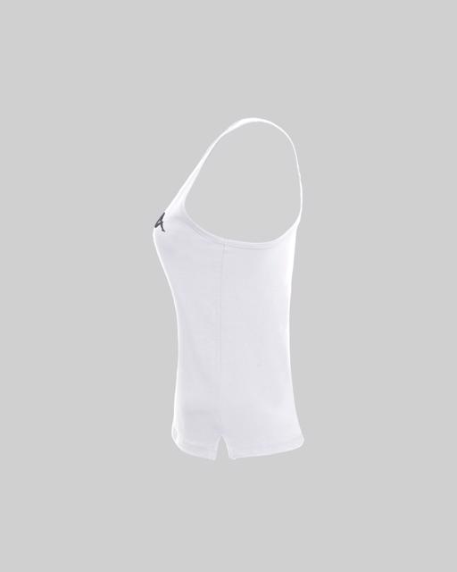 Beyaz Survivor Woman Tank 4 Kadın Beyaz Regular Fit Atlet - KAPPA® Türkiye