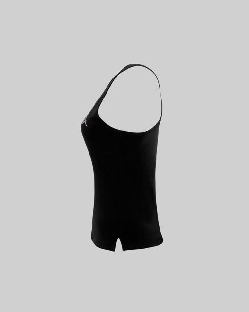 Siyah Survivor Woman Tank 4 Kadın Siyah Regular Fit Atlet - KAPPA® Türkiye