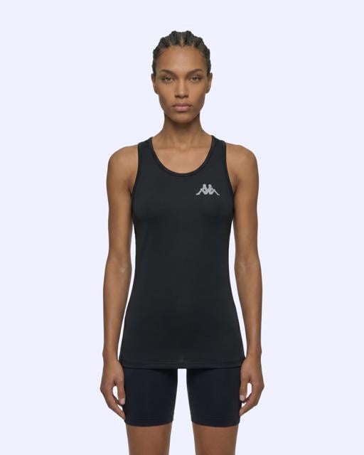 Siyah Survivor Woman Tank 4 Kadın Siyah Regular Atlet - KAPPA® Türkiye