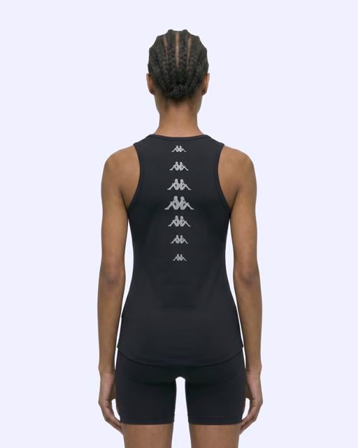 Siyah Survivor Woman Tank 4 Kadın Siyah Regular Atlet - KAPPA® Türkiye