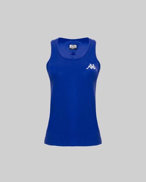 Mavi Survivor Woman Tank 4 Kadın Mavi Regular Fit Atlet - KAPPA® Türkiye