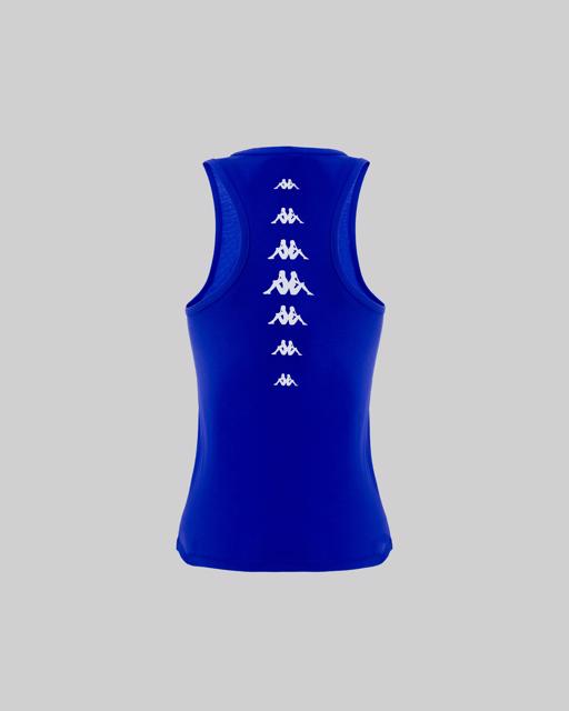 Mavi Survivor Woman Tank 4 Kadın Mavi Regular Fit Atlet - KAPPA® Türkiye