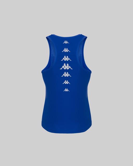 Mavi Survivor Woman Poly Tank 5 Kadın Mavi Regular Fit Atlet - KAPPA® Türkiye