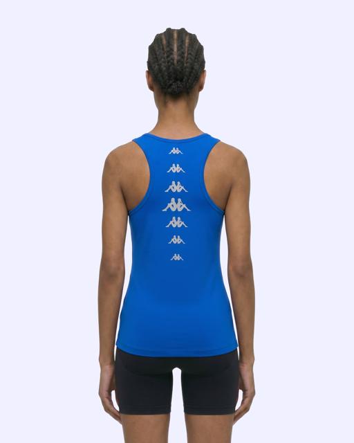 Mavi Survivor Woman Poly Tank 5 Kadın Mavi Regular Atlet - KAPPA® Türkiye