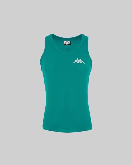 Yeşil Survivor Woman Poly Tank 5 Kadın Yeşil Regular Fit Atlet - KAPPA® Türkiye